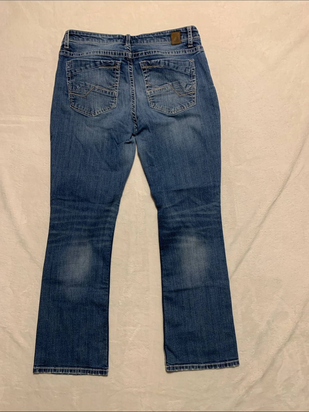 BKE Payton Jeans 32R Style ABK3133 32 x 31 1/2 Distressed Bootcut